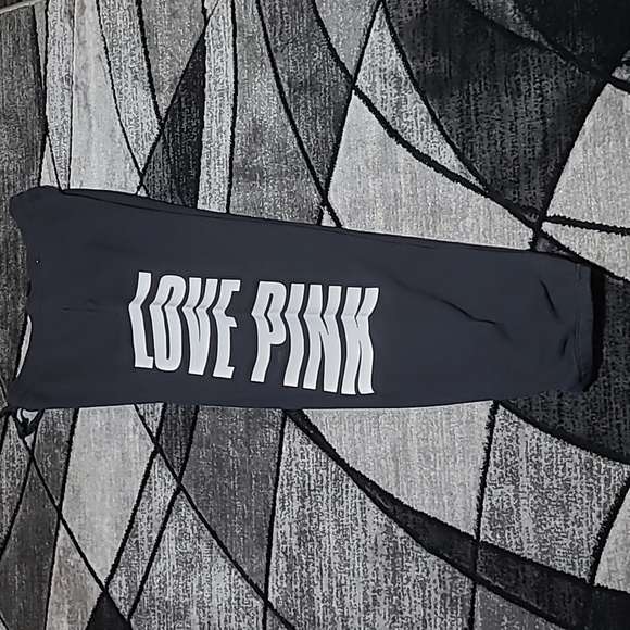 VS PINK 2013 EXTRA OVERSIZED FIT BOYFRIEND LOGO SWEATPANTS JOGGERS - Picture 1 of 16